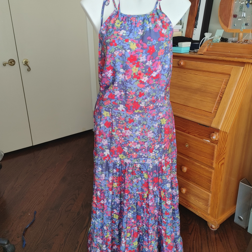 NWT Summersalt Floral Sleeveless Maxi Dress Size M